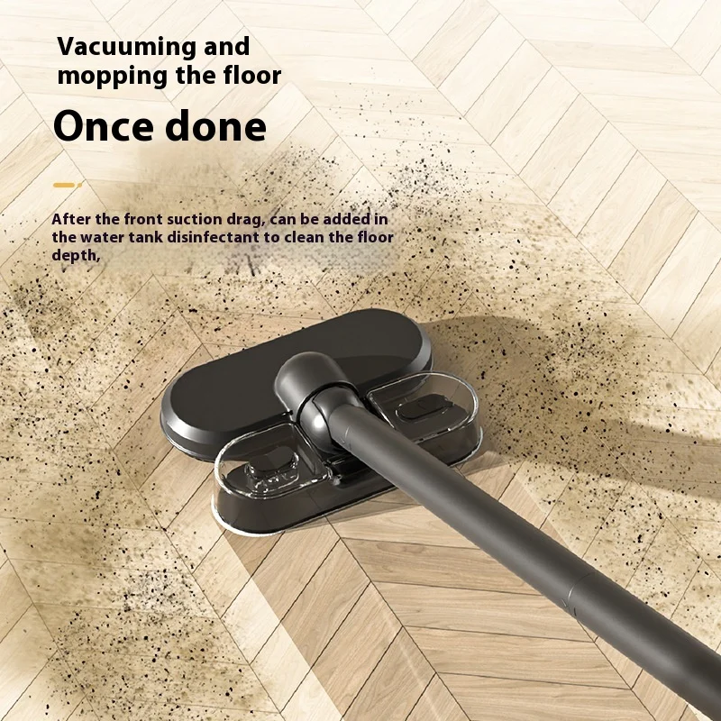 올인원 무선 핸디형 진공청소기, 물걸레 기능 포함, 새로운 레이지 밀대 방식, 무선 설치, 전기 브러시리스 모터 탑재