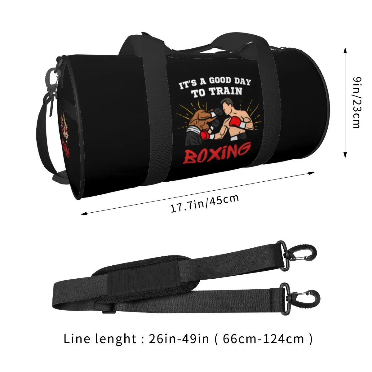 Gym Bag Boxing Anime Sports Bag Large Capacity Anime Gym Male Female Oxford Custom Handbag Cute Training Fitness Bag