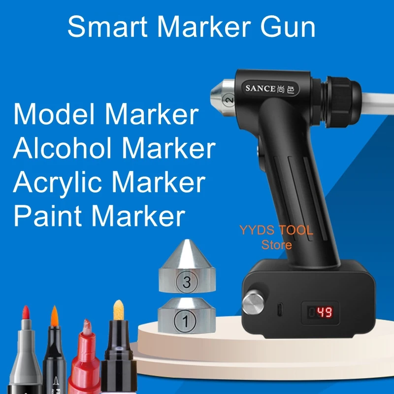 

Rechargeable Marker Gun Air Pump Set Model Gundam Figures Coloring Spray Paint Acrylic Painting