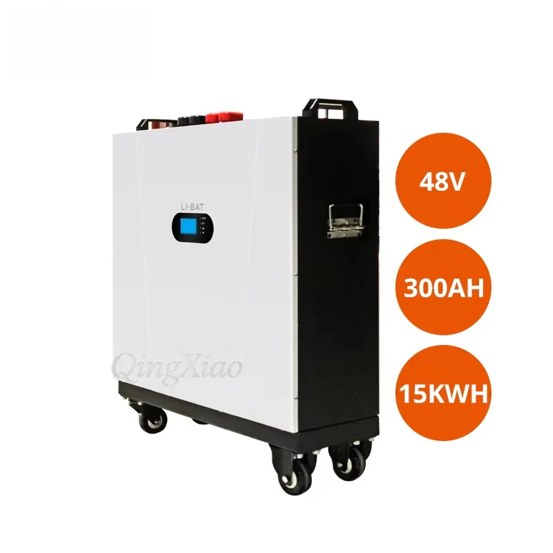 Wheeled Mobile Solar Energy Storage Battery Portable Household Lithium Battery Pack LCD For Off-Grid Residential Field Operation