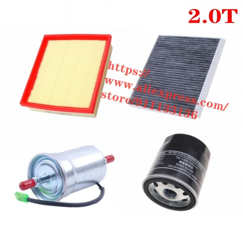 

4 шт./компл. комплект фильтров для CHANGAN CS95 2.0T воздушный, масляный, кабинальный, топливный фильтр