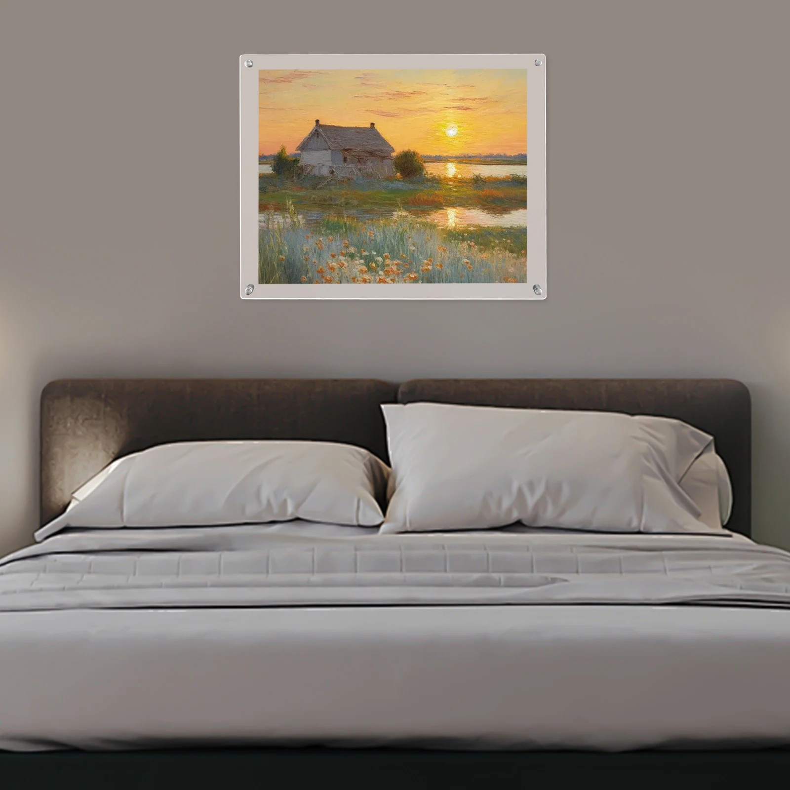 

Фоторамка BYMAOCAR, акриловая прямоугольная подарочная легко чистая нагрузка 1,5 кг/3,31 фунта для дома, офиса, студийного декора 20*16 дюймов