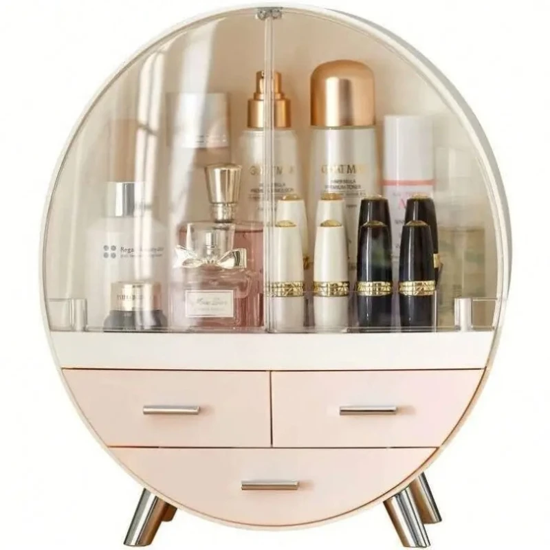 Drawer organizer, transparent desktop dresser, skin care product rack, vanity table, vanity case.