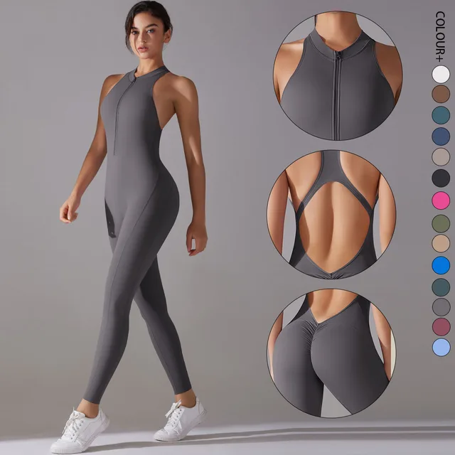 Body damskie kontrola brzucha podnoszenie pośladków sport Shapewea Fitness body sportowe strój do jogi damski siłownia Push Up ubrania do ćwiczeń