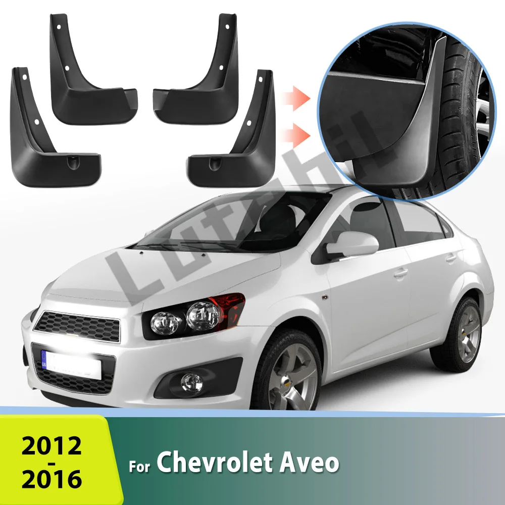 Für Chevrolet Aveo Sonic TM Barina 2012 2013 2014 2015 2016 Kotflügel-Schmutzfänger Spritzschutz Schmutzfänger Auto-Zubehör