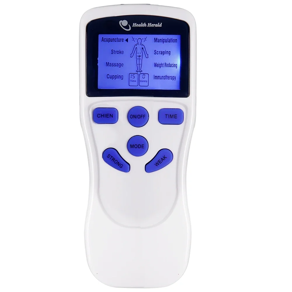 8-Modus Elektrischer EMS Muskelstimulator Akupunktur TENS Elektrostimulations-Massagegerät Digitaler Massage-Impuls Elektrostimulator – Detail 1