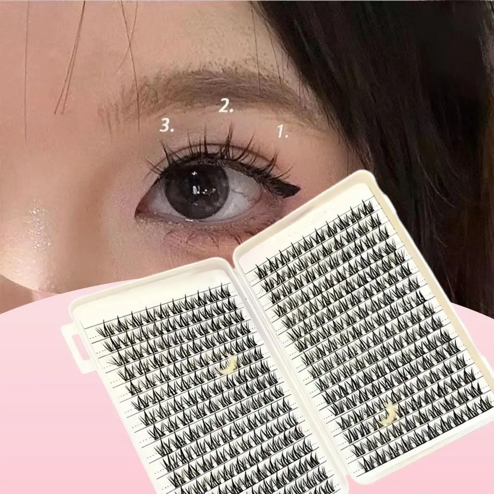 32 Rijen Manga Lash Wimper Boek Valse Wimpers Natuurlijke Make Wimpers Cluster Professionele Wimpers Manhua Elf Piekerige Extens H8K7