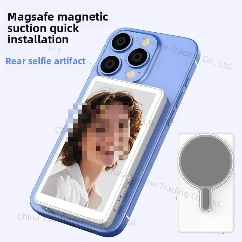 

Задний дисплей для селфи мобильного телефона, проектор экрана мобильного телефона, управление Bluetooth, дистанционное фото