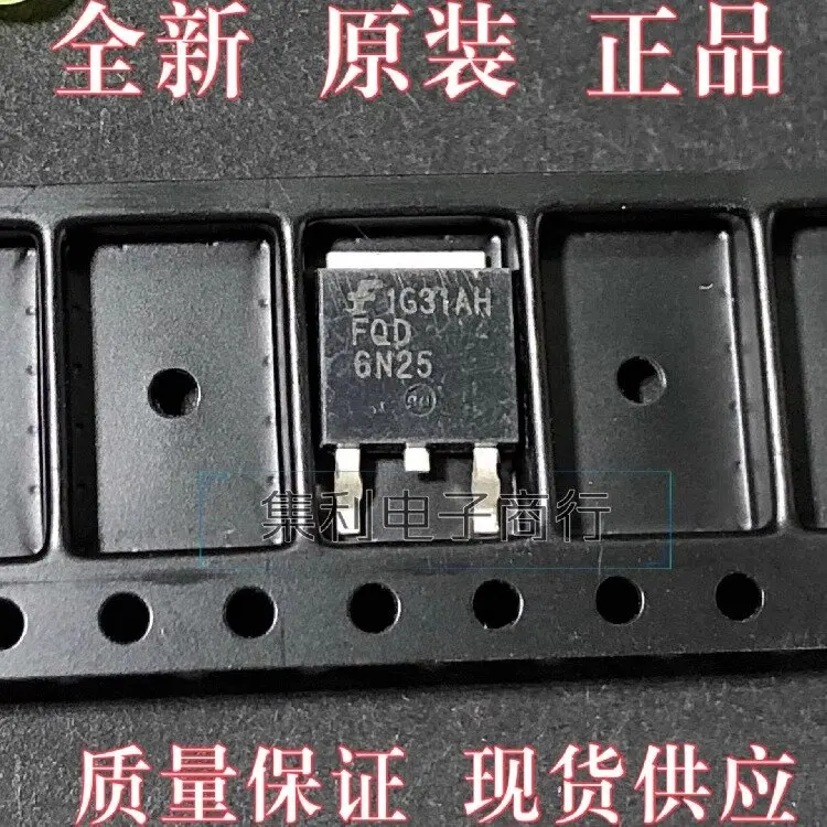 

FQD6N25 новый оригинальный N-канальный MOS FET TO-252 250 В 6 А пятно можно снимать напрямую