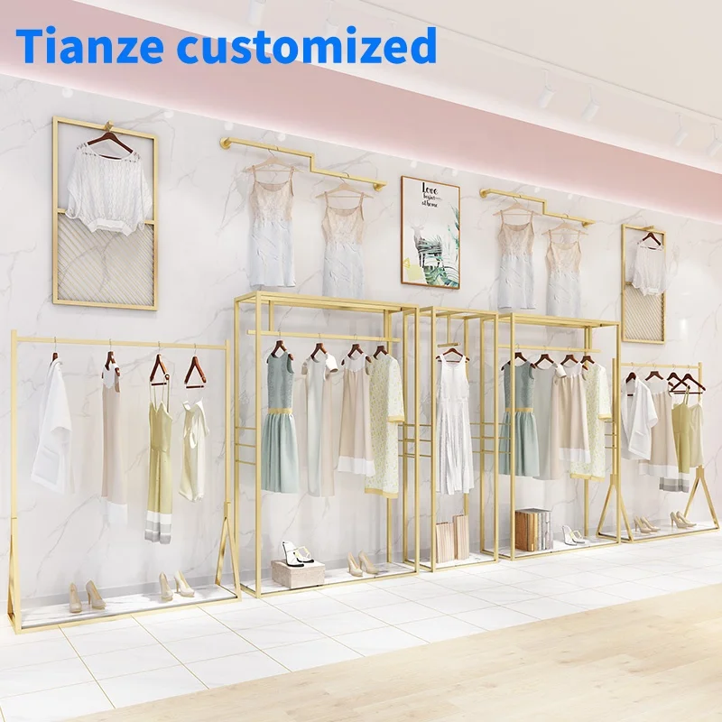 

（customized）2019 Hot sale customizable design retail clothing display rack