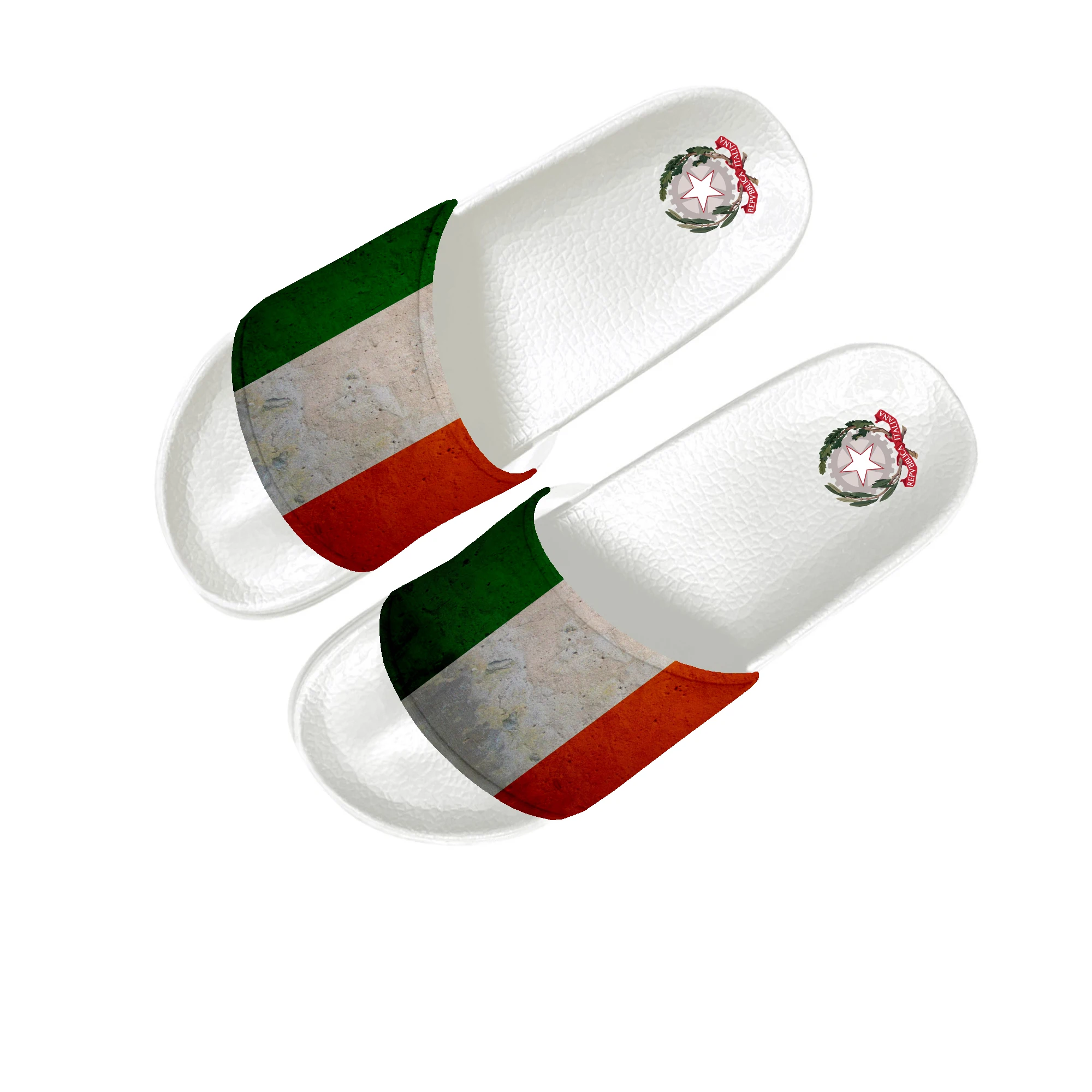 

Italian Flag Slippers Home Water Shoes Men Women Teenagers Children Italy Bathroom Beach Pool Sandals Custom Made Summer Slipper