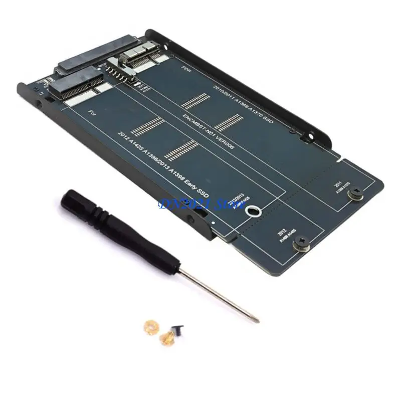 

F3KE 2010 2011 2012 SSDs 12+6Pin 17+7Pin to SATAs Adapters Card for A1425 A1398 MC975 MC976 Laptop