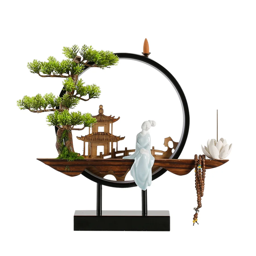 Decoration Incense Burner Ornament Vintage   Creative Luxury Incense Burner Yoga Electric Round Zen Garden Encens Aroma King