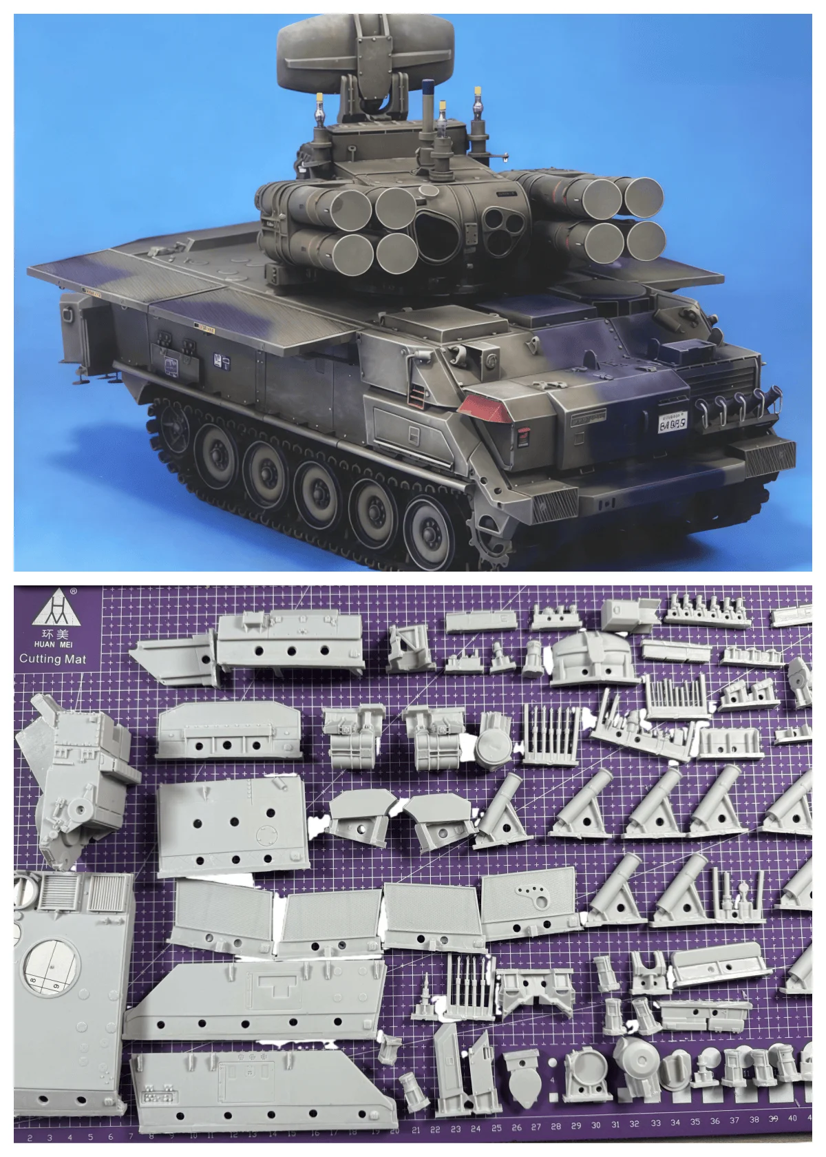 Kit d'assemblage de modèle en résine moulée 1/35, GK, accumulation de pièces de Modification de réservoir en résine, non peint (ensemble de Conversion ADATS)