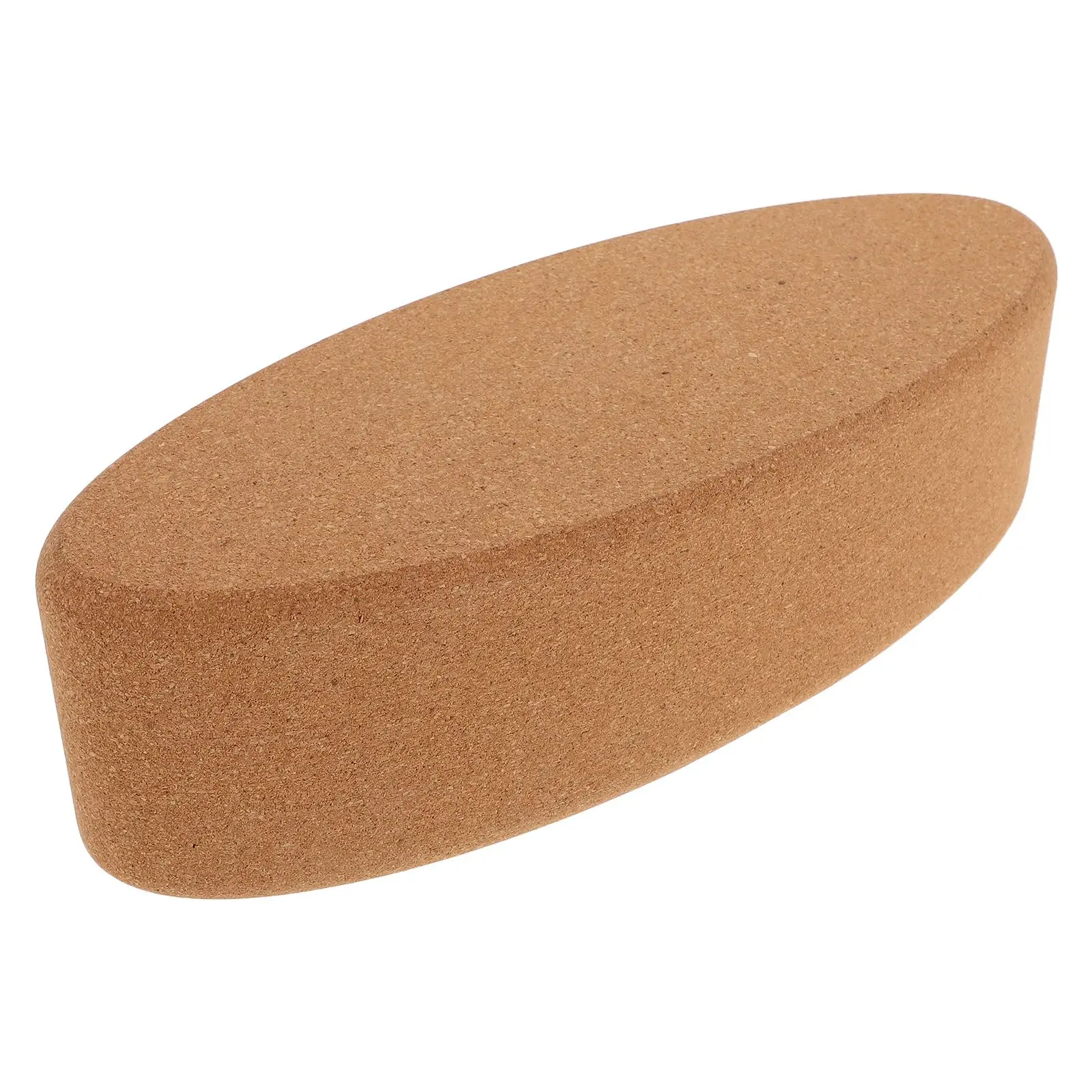 

Cork Yoga Block Oval Shape Yoga Blocks For Stretching Pilates Heel Wedge Calf Raise Wrist Support Workout Gym Yoga Equipment