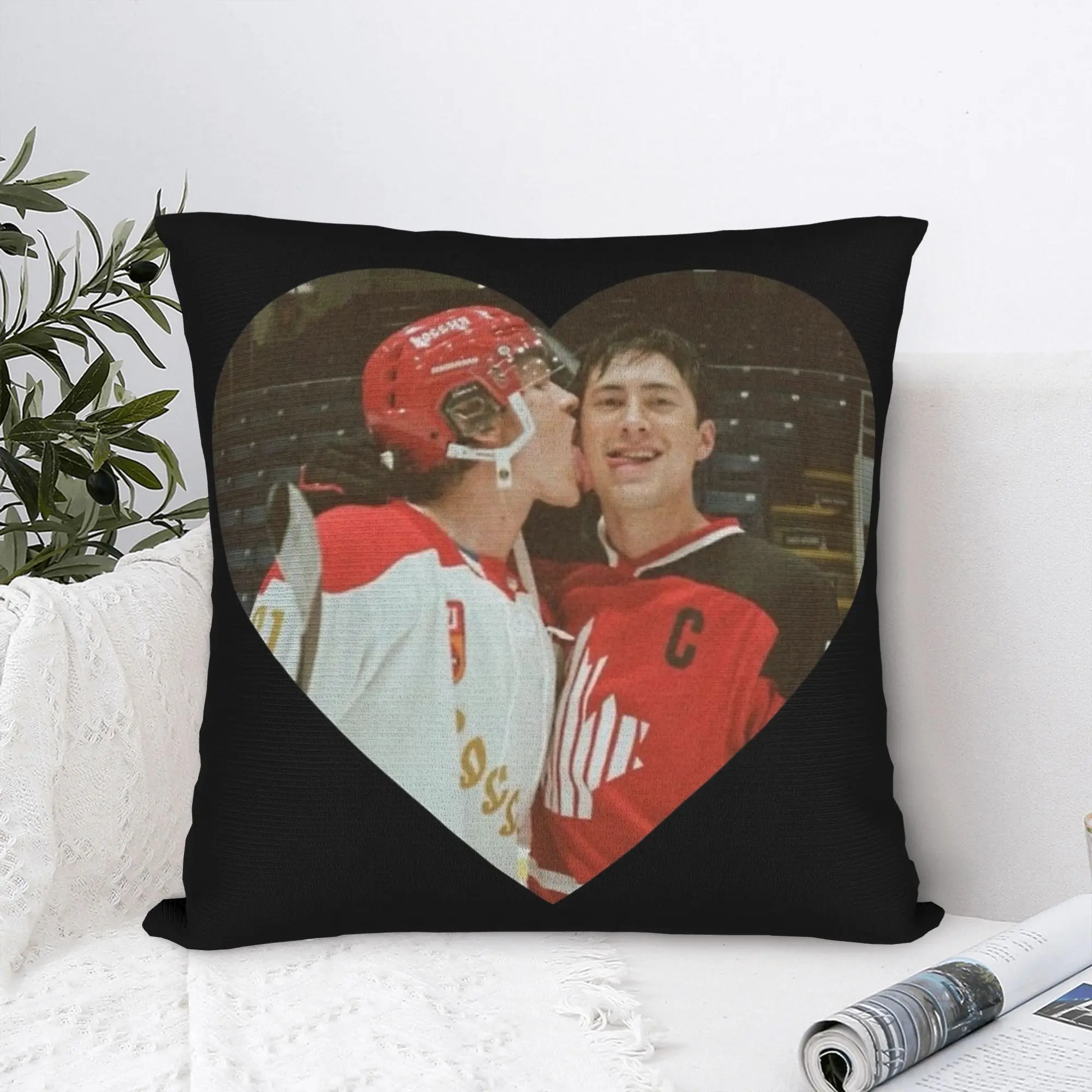 Shane Hollander Ilya Rozanov Heated Rivalry Pillowcase Soft Cushion Cover Gift  Pillow Case Cover Home Zippered 45X45cm
