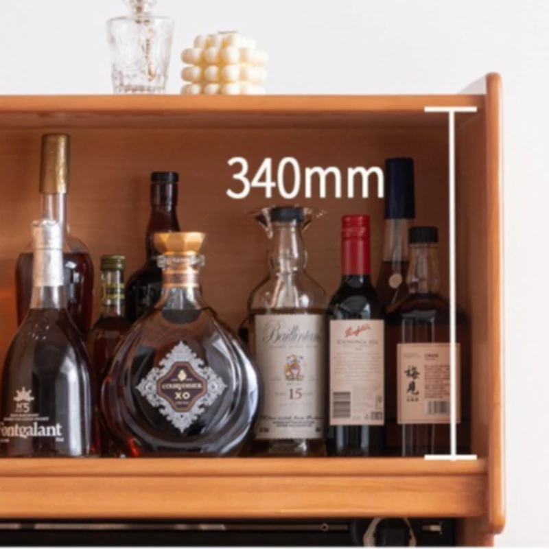 Japanese Restaurant Living Room Cabinet Multi-functional Upper Lower Living Room Cabinets Glass Home Furniture Armoire XY40GZ