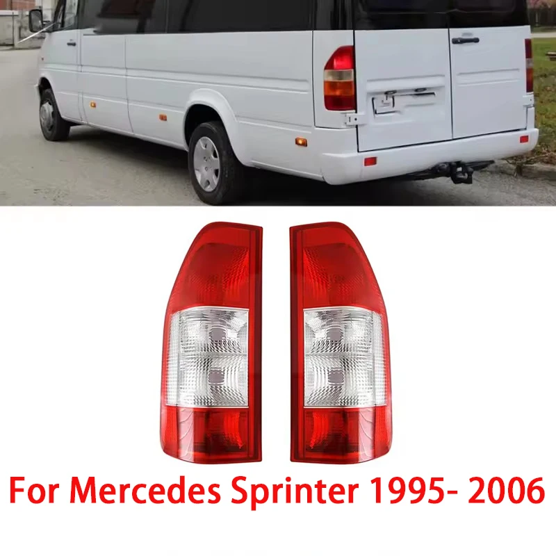 

1Pair Car Tail Lights Fit For Mercedes Sprinter 1995- 2006 Truck Taillight Assembly Without Bulb Rear Brake Stop Tail Lamp