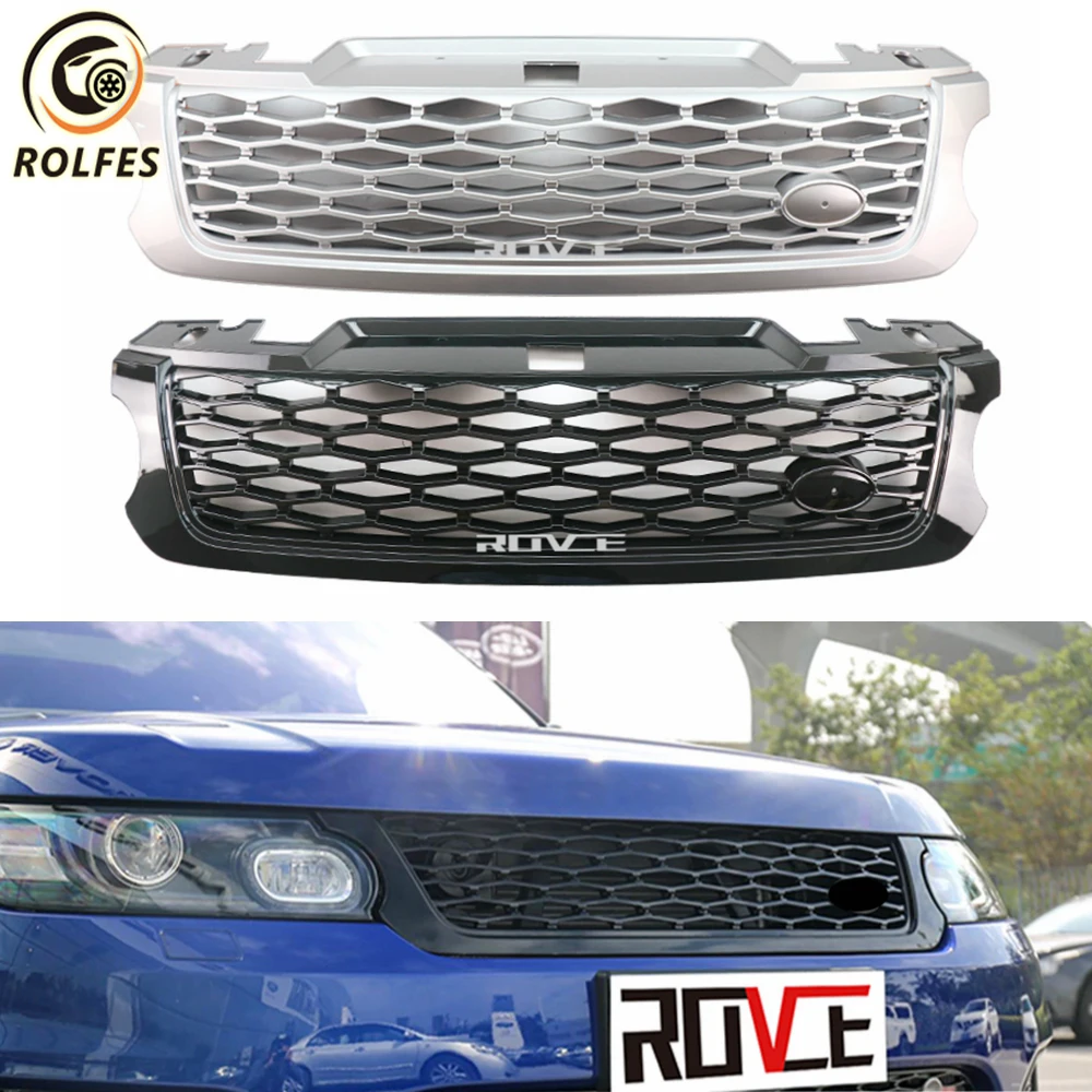 

For Land Rover Range Rover Sport SVR 2014 2015 2016 2017 L494 Car Front Bumper Grille Centre Panel Styling Upper Grill LR062238