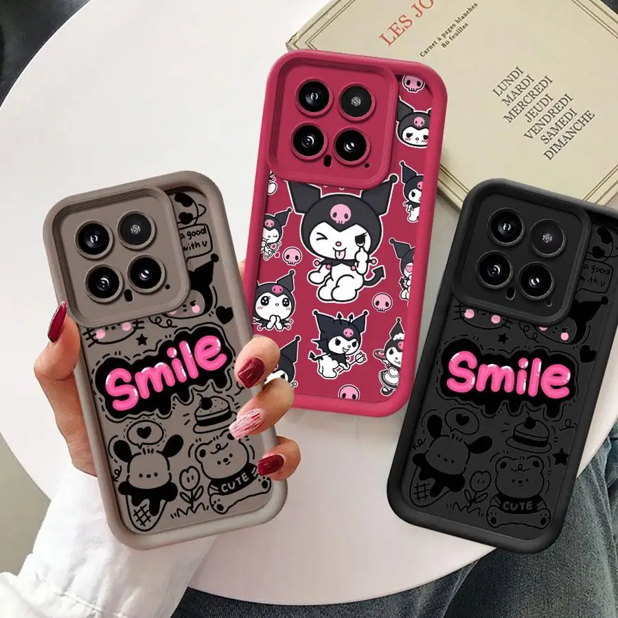 Чехол для Xiaomi Redmi Note 11 10 13 Pro Plus 9S 12 12S 9 12C 10C 11 Lite Poco X3 NFC Силиконовый чехол для телефона Популярный Kuromi Funda