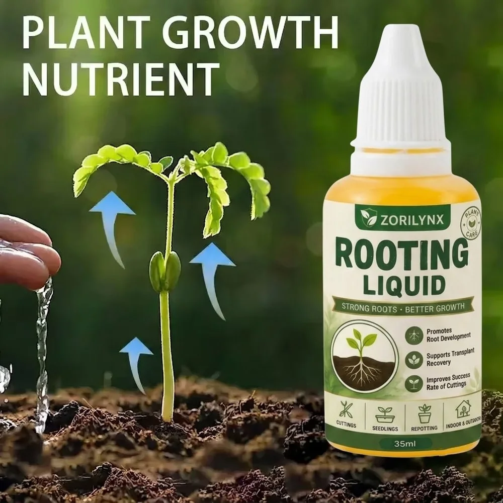 Plant Rooting Liquid Fast Root Enhancer Fertilizer Liquid Nutrient Supplement for Plant Cuttings Transplant Rose Succulents Care