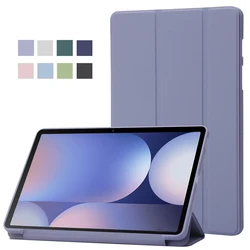 For Samsung Tab S10 Plus Case Trifold PU Leaher Soft Back Stand Tablet Coque For Galaxy Tab S10 Plus 12.4 inch SM X820 X826 Case