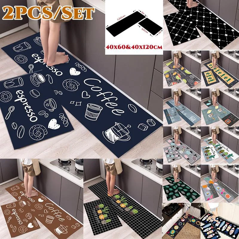 Long Kitchen Carpet Modern Home Decor Fashion Simple Nordic Style Floor Bathroom Doormat Washable Anti-Slip Kitchen Mat Rug