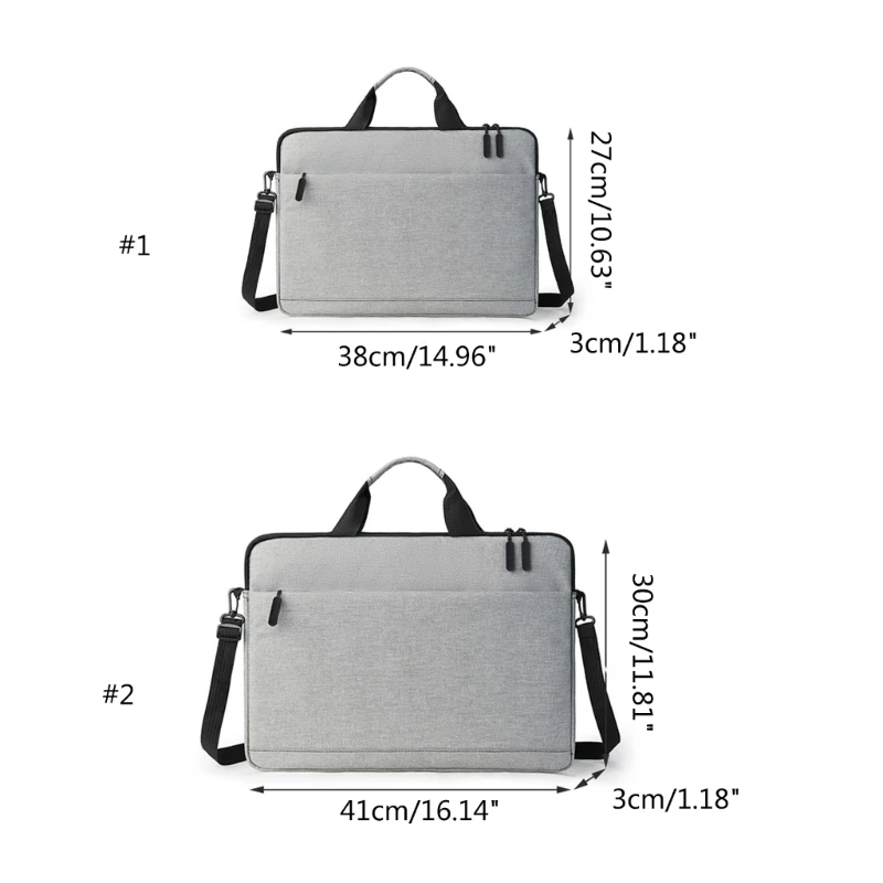 14 15.6 pulgadas Bolsa para computadora portátil Bolsa manga Bolsa hombro Bolsa transporte Maletín Bolso