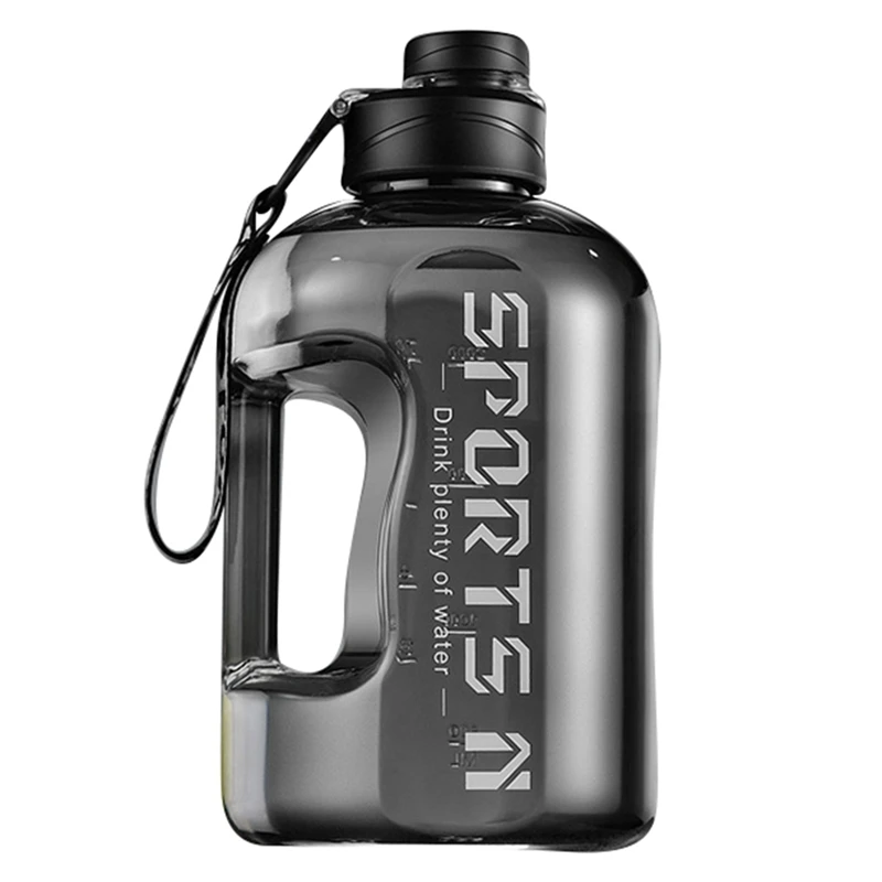 AliExpress NONE 2.7/1.7LSport Water Bottle Super Large Capacity Accurate Calibration Water Kettle Fitness Gym Hiking Travel Leak Proof Water Jug
