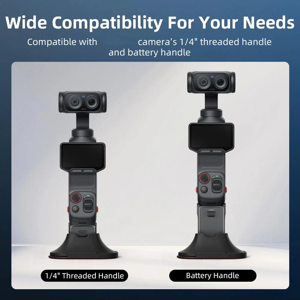 Breiter Desktop-Ständer Armaturenbrett-Autohalterung für Insta360 Luna Ultra Charge Abnehmbarer Klebehalter Vlog-Kit Zubehör – Detail 6