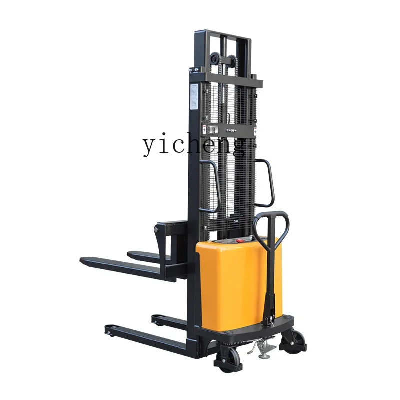 

Semi-Electric Stacking Forklift 1.5-2 Tons Loading and Unloading Hydraulic Lifting Trucks Handling Stacker