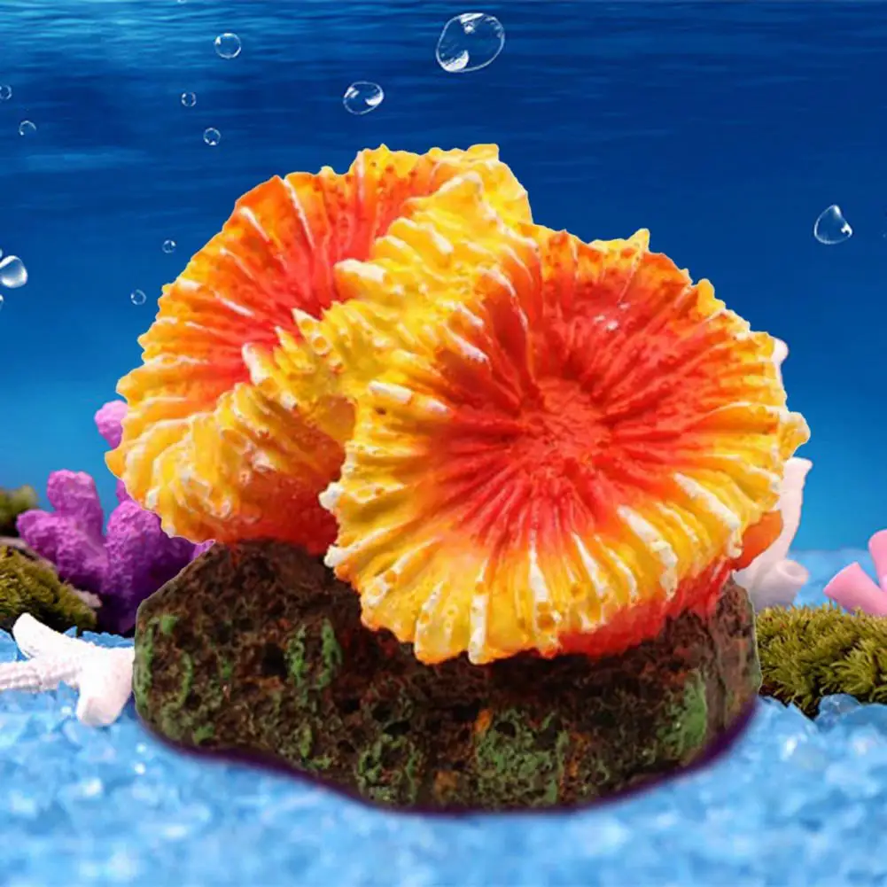 

Fish Tank Ornament Coral Ornament Colorful Aquarium Accessories Resin Coral Plant Fish Tank Landscaping fish tank accessories