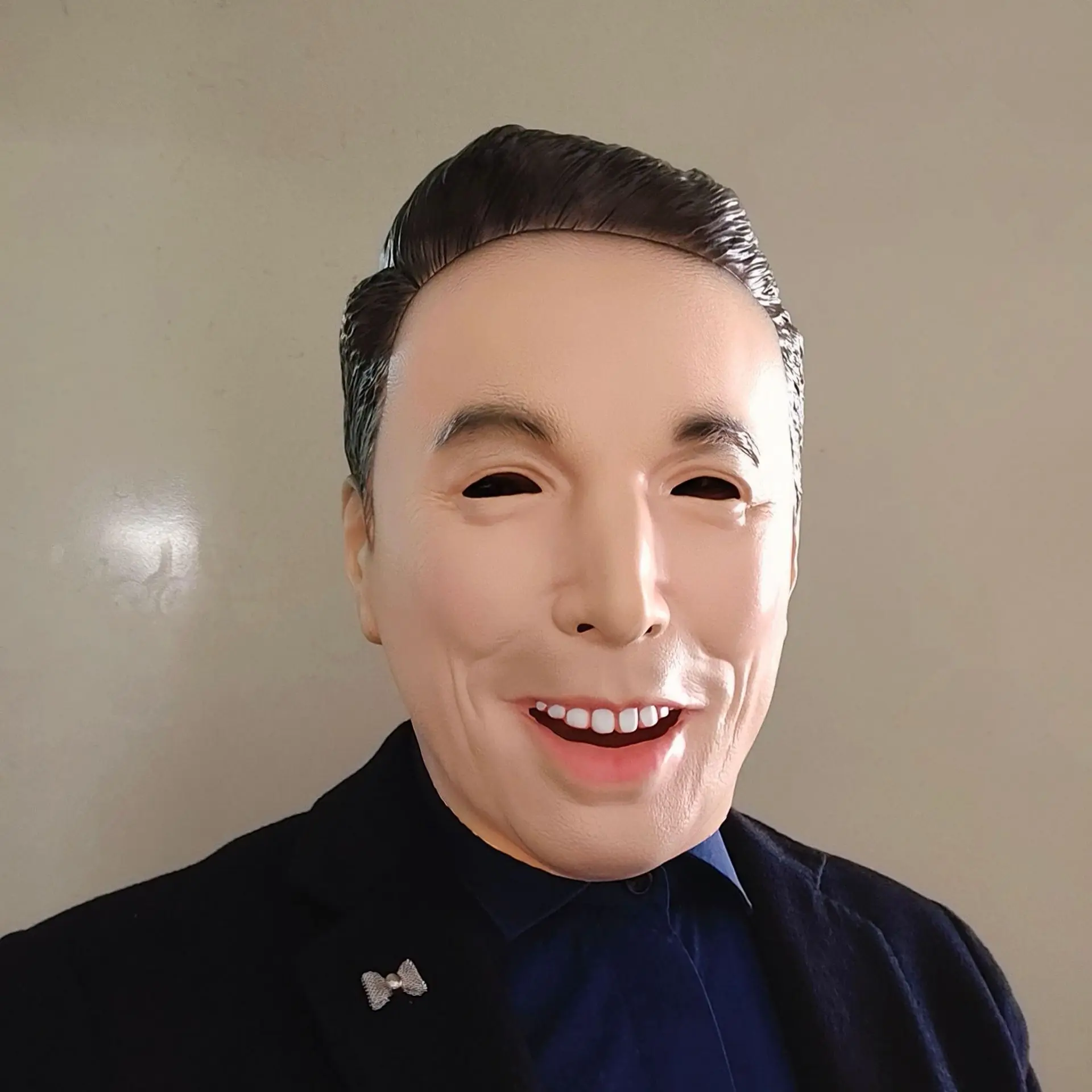 Männermaske, Lustige Neuheitsmaske, Halloween Realistische Latex-Kostüm-Cosplay-Kopfbedeckung für Erwachsene – Detail 1