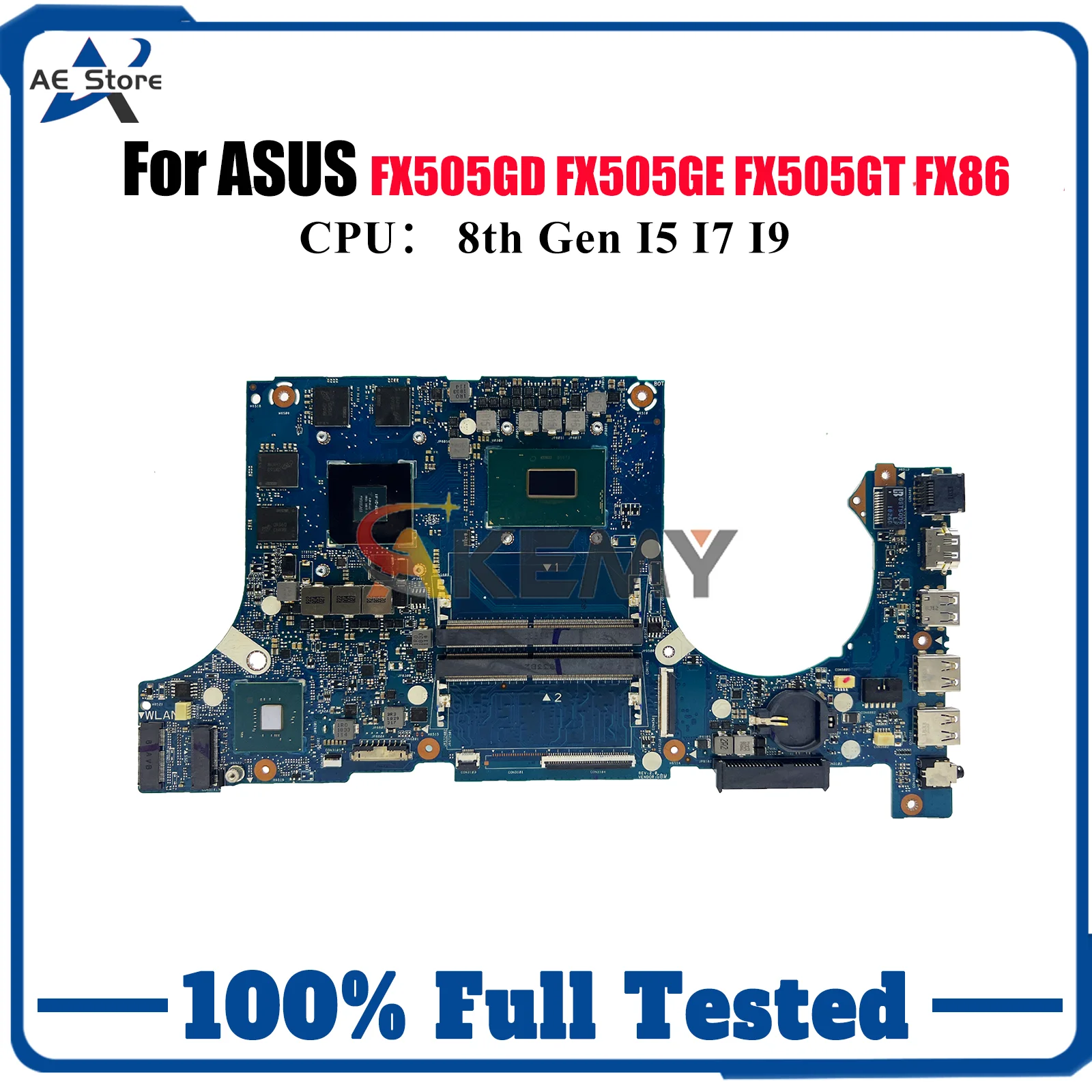 

FX505GD Laptop Motherboard For ASUS TUF Gaming FX86FE FX505GE FX505GT FX86FD FX505 FX505GD Notebook Mainboard With I5 I7 I9 CPU