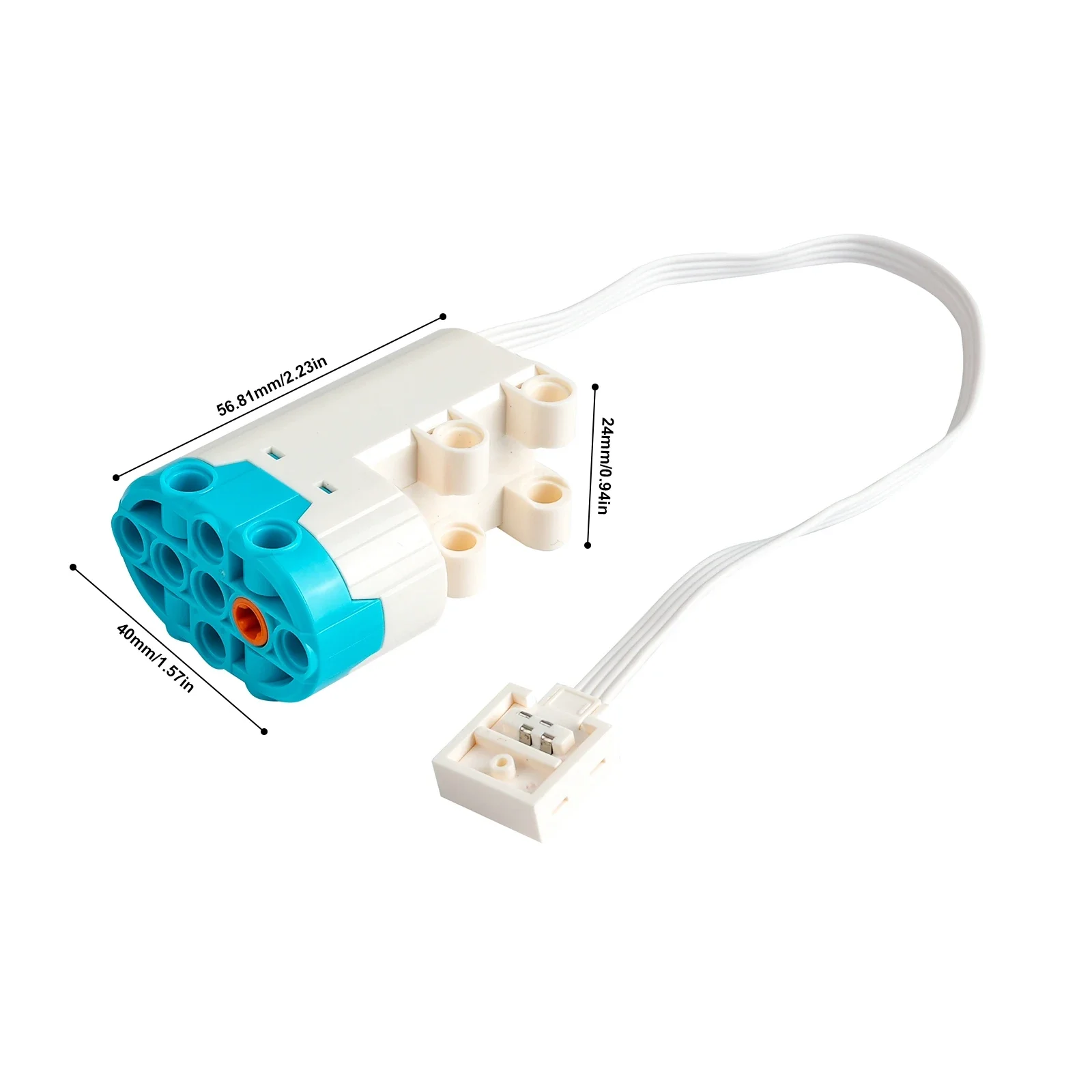 Servomotor con función de potencia 88004, pieza de bloque de construcción MOC reforzada de alta velocidad para modelos Legoeds DIY robóticos RC