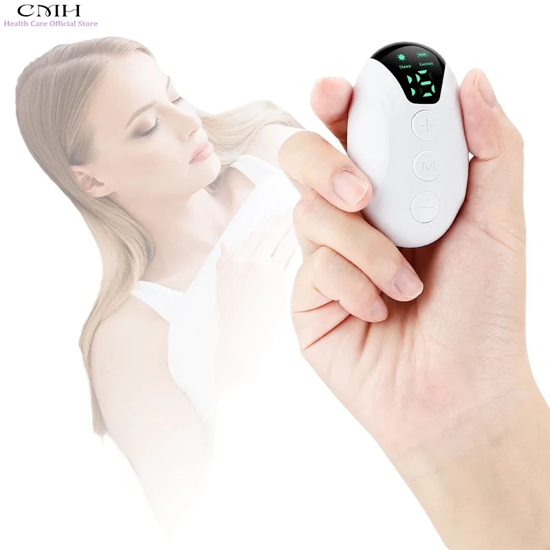 جهاز مساعد النوم المحمول من CMH أداة تخفيف الأرق يساعد على النوم ليلاً علاج القلق الاسترخاء جهاز تخفيف الضغط للنوم