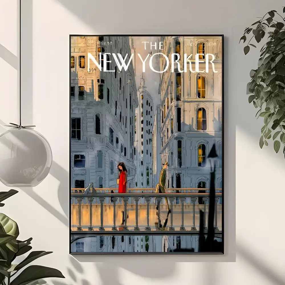 Classic Magazine T-The New Yorker magazine Poster  Classic Home Interior Design & Modern Wall Decor Art Collection