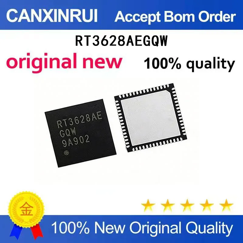 

(5-100 Pieces) Brand new original RT3628AEGQW RT3628AE QFN spot chip CPU power supply chip