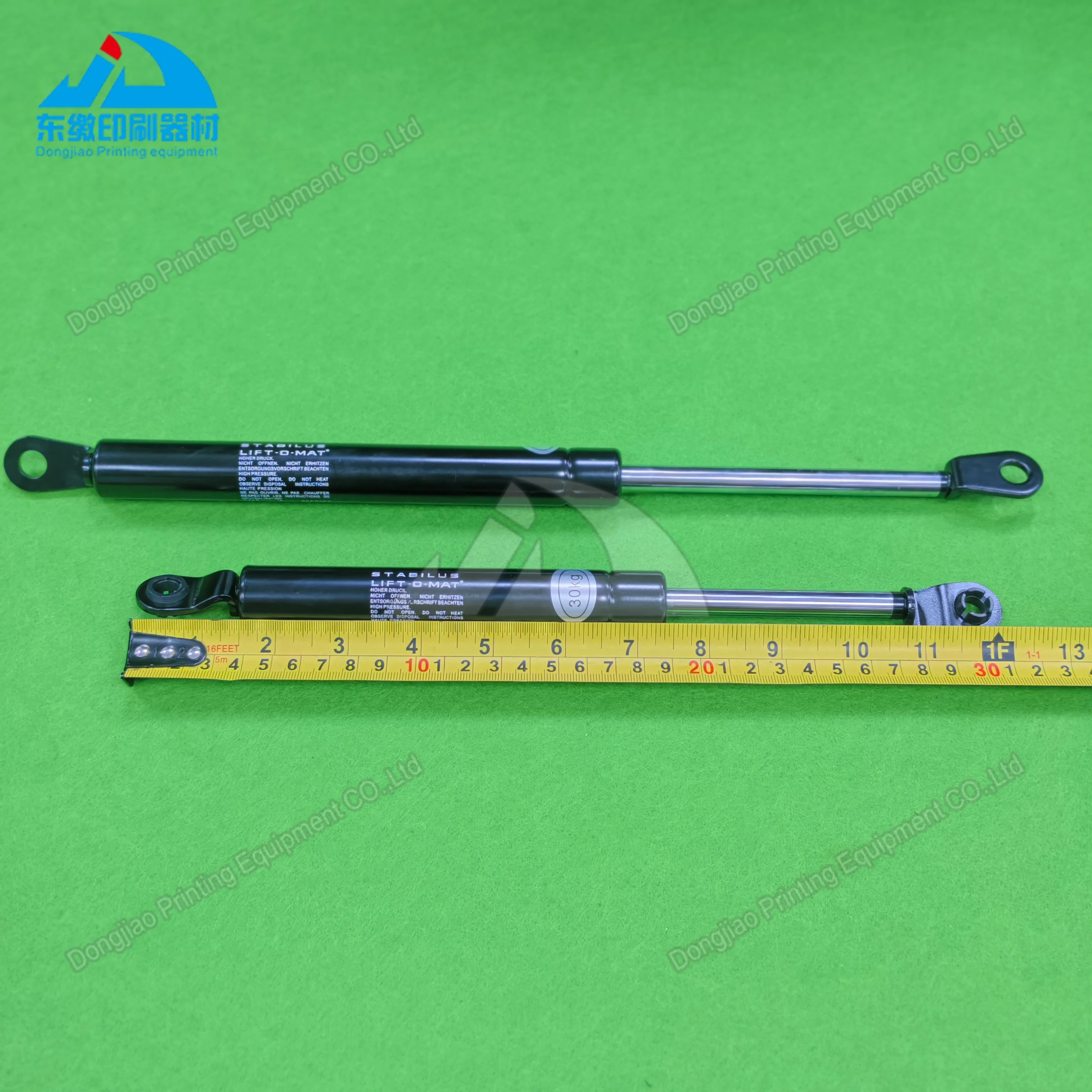 

Length 310mm 385mm Gas Spring Printing Machinery Spare Parts Pneumatic Spring