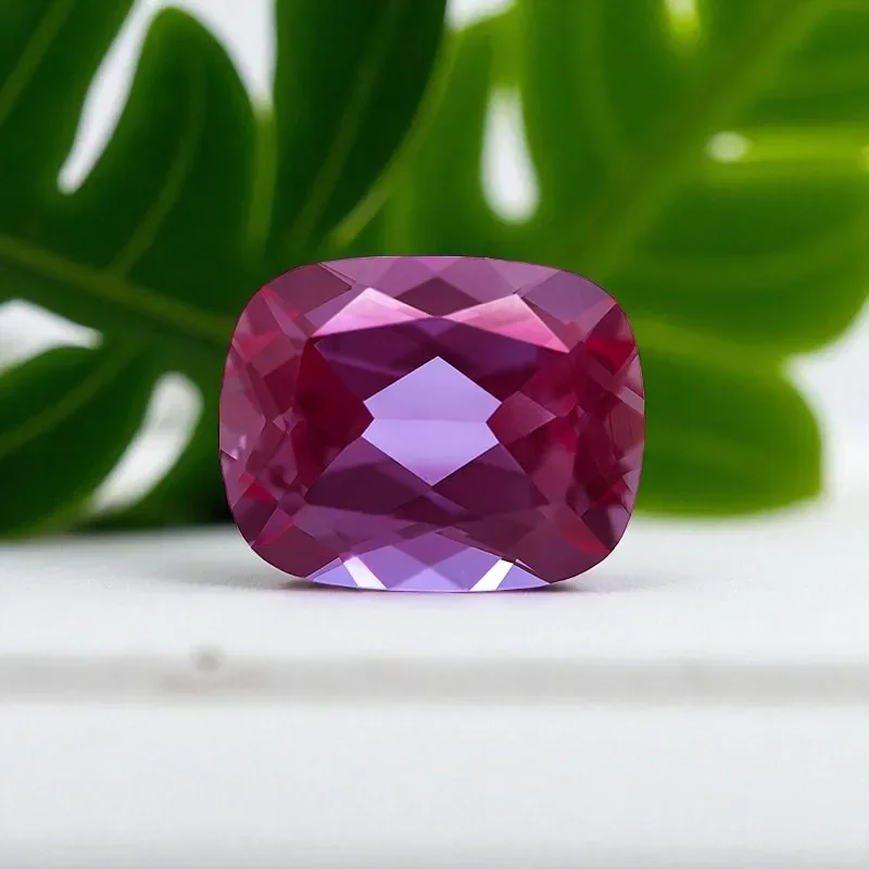 Lab Grown Alexandrite Rectangle Cushion Cut With AGL Certificate Loose Gemstone For Jewelry Making