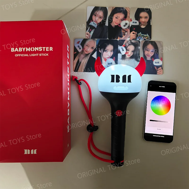 Original Kpop BABYMONSTER Official Lightstick with Bluetooth