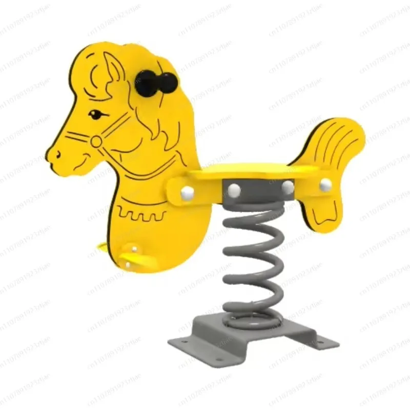 

Коммерческий пружинный качели-качалка из полиэтилена для детских площадок, безопасные и долговечные, подходят для использования на улице