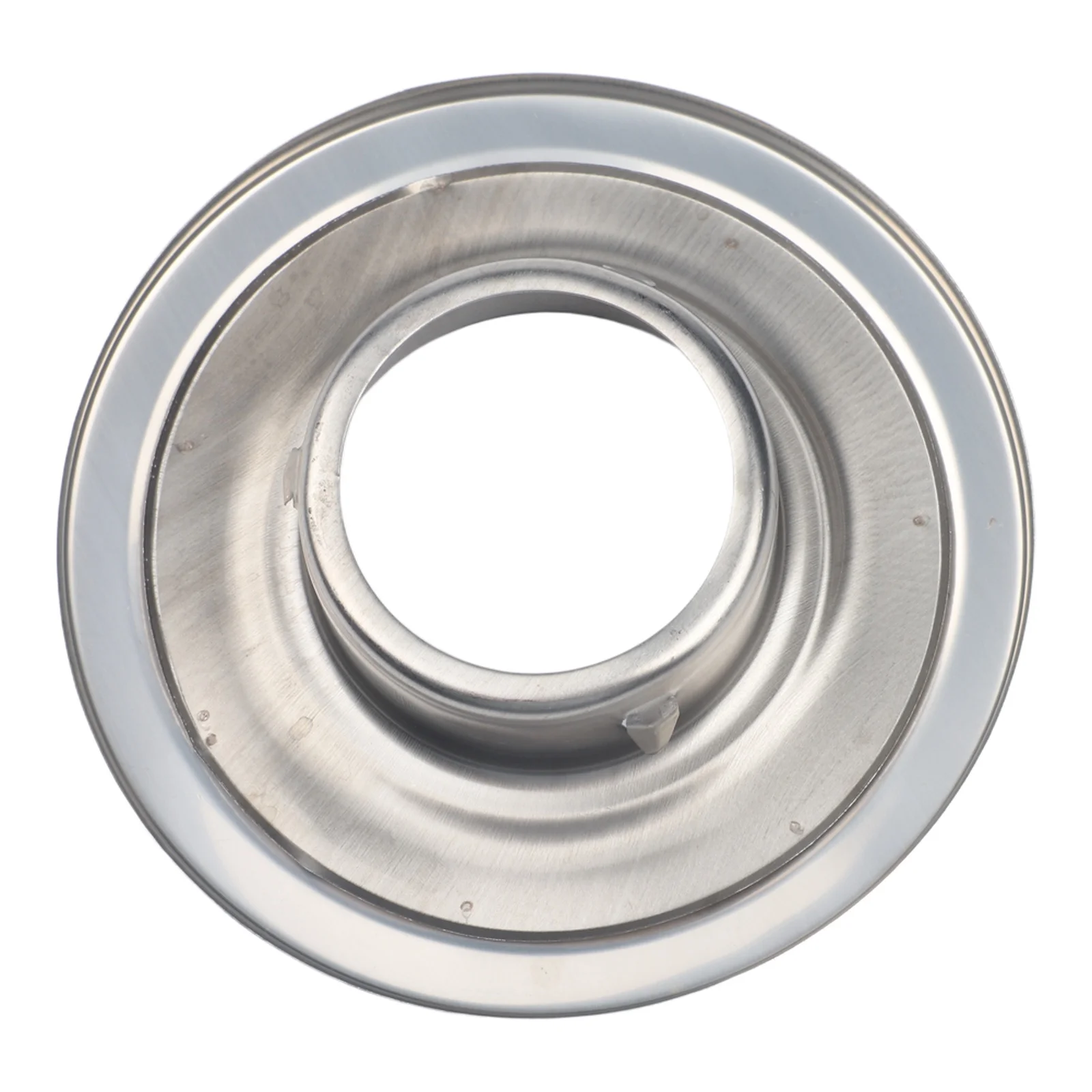 Stainless Steel Decorative Ring for Gas Water Heater Air Outlet Pipe Wall Holes with Secure Hook Mounting Design