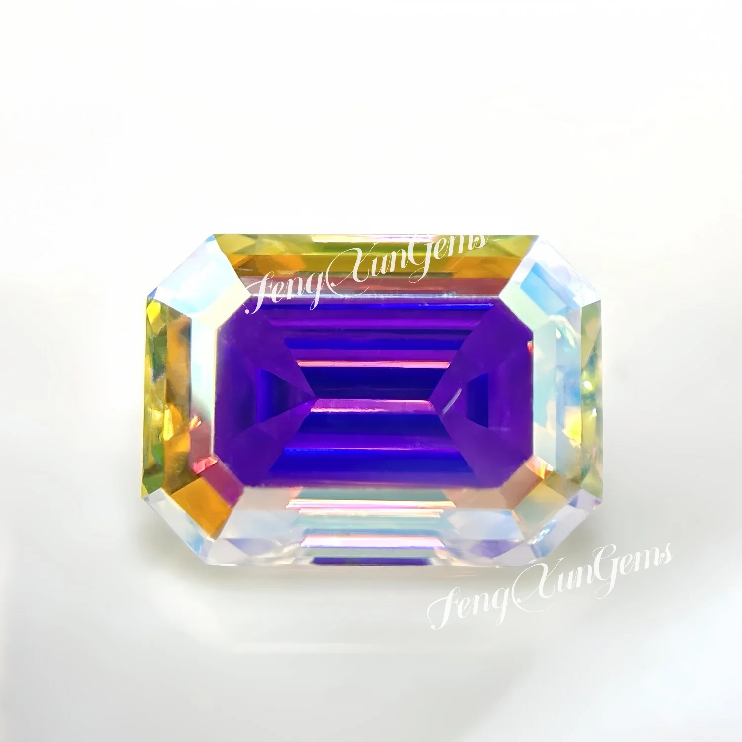 Loose Moissanite Diamonds Emerald Excellent Cut vvs1 AB Color 0.5~10ct Shining Fine Jewelry Lab Gemstones with GRA Certificate