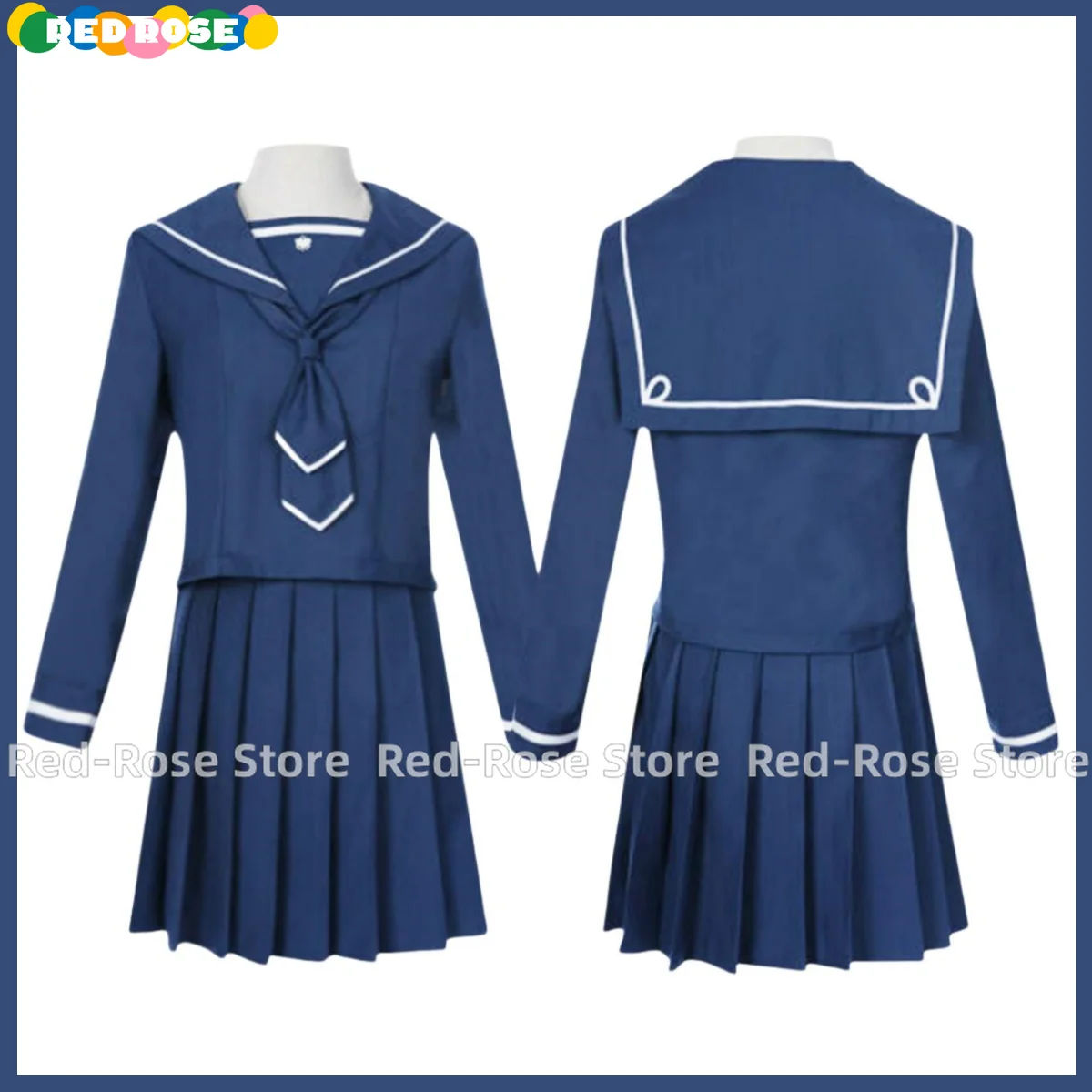 《Custom Size》Anime Houkago Teibou Nisshi Tsurugi Hina Hodaka Natsumi Kuroiwa Yuki Cosplay Costume JK  Uniform Lovely Sailor Suit