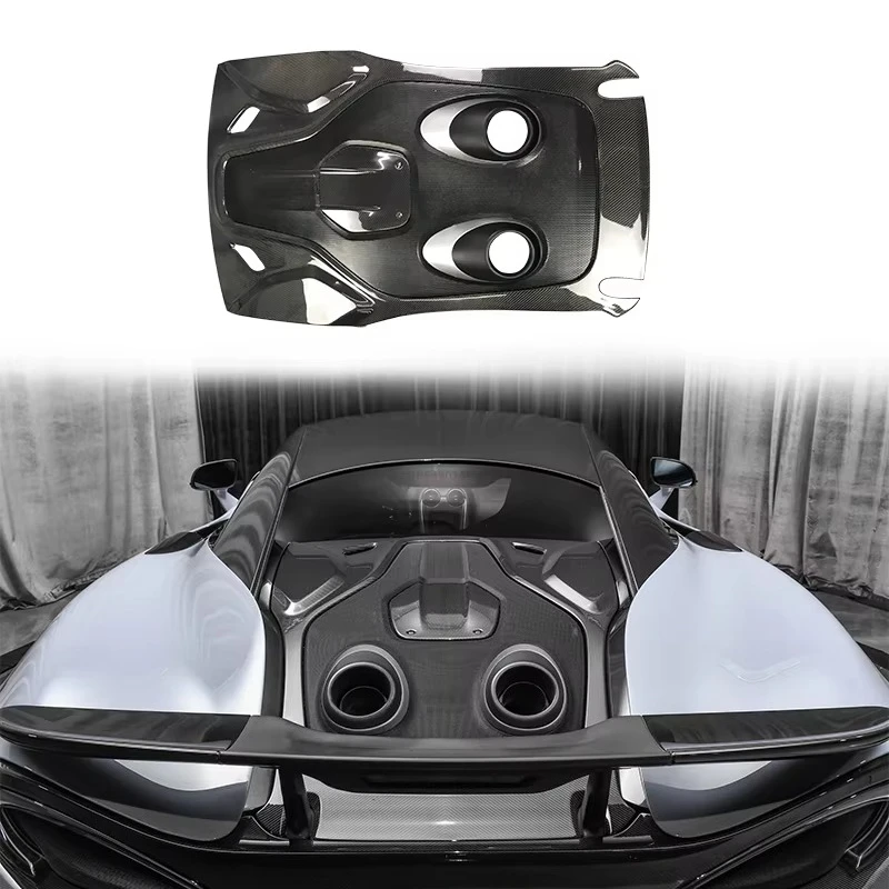 Upgrade Dry Carbon Fiber Engine Cover for  540C 570S 600LT Rear Body Kit for Engine Hood