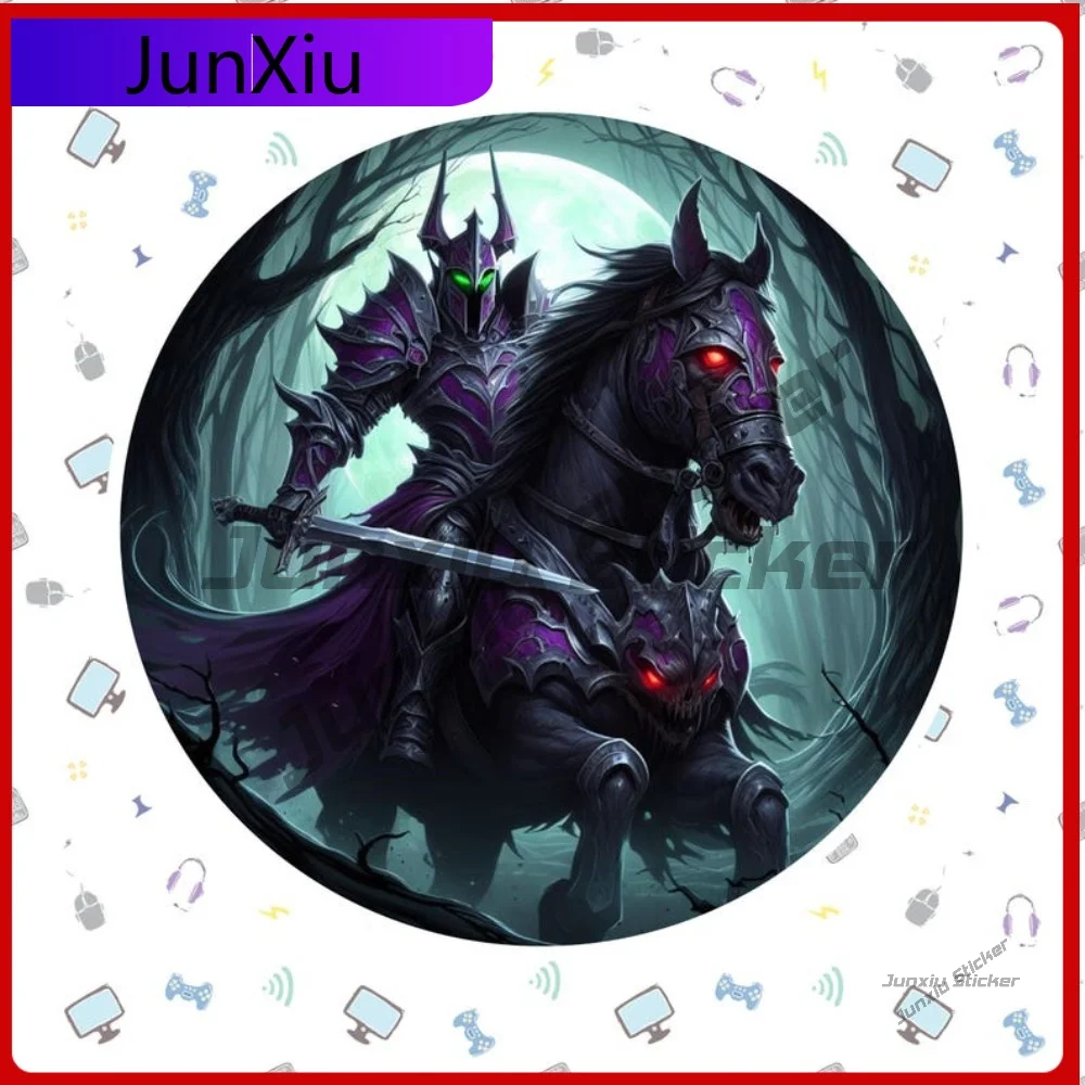 

Awesome Fantasy Dark Paladin Vinyl Sticker Decal For Laptops Water Bottle Wall Decor Decoration Durable Waterproof Outdoor