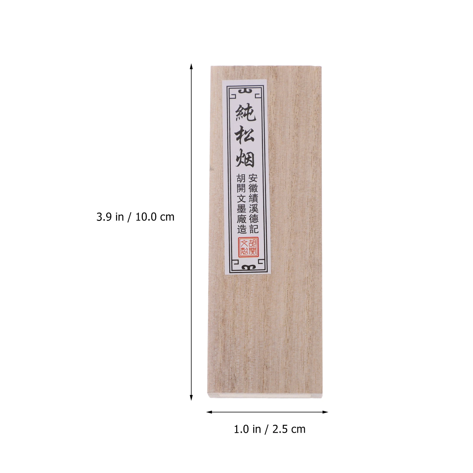 

One Pine Smoke Calligraphy Ink Stick Exquisite Workmanship Long Lasting Color iental Writing Painting Tool Practical Desk