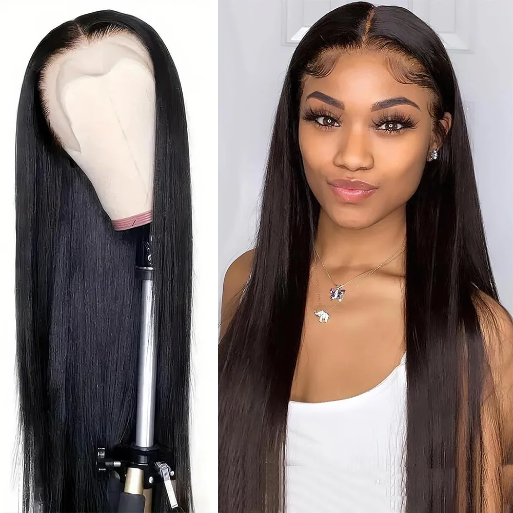 13×4-lace-front-wig-black-long-straight-pre-plucked-natural-hairline-glueless-heat-resistant-synthetic-wig-for-women-daily-use