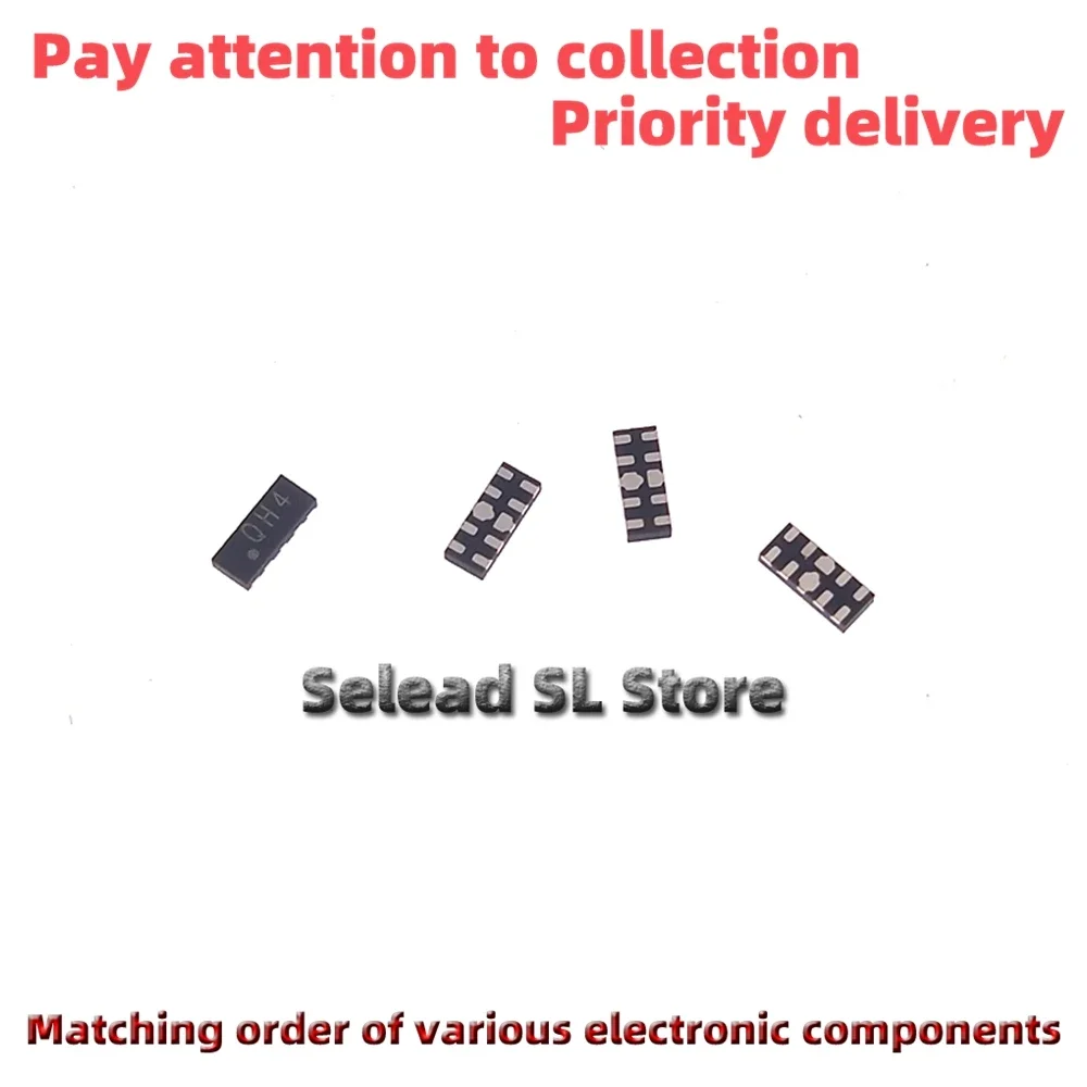 

500PCS/LOT SP3010-04UTG Silkscreen：QH4 UDFN-10 New ESD/TVS electrostatic protection diode